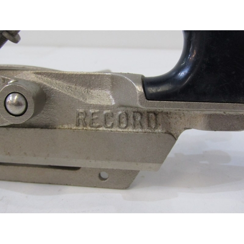 51 - WOODWORKING TOOLS, a vintage record no.044C plough plane, the mottled bodied tool used for cutting g... 