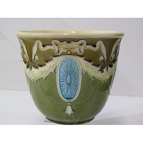 10 - ART POTTERY, a Quimper (Odetta) vase (damaged) 18cm height, a Gustavberg vase, a Chameleon vase and ... 