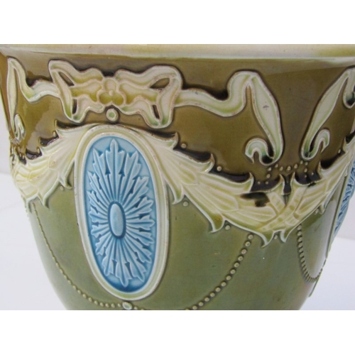 10 - ART POTTERY, a Quimper (Odetta) vase (damaged) 18cm height, a Gustavberg vase, a Chameleon vase and ... 