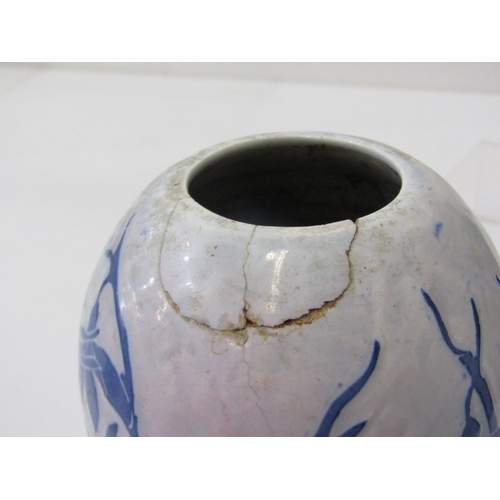 10 - ART POTTERY, a Quimper (Odetta) vase (damaged) 18cm height, a Gustavberg vase, a Chameleon vase and ... 