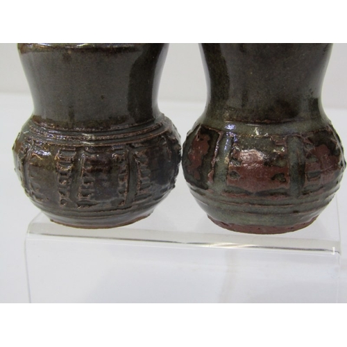 11 - WENFORD BRIDGE POTTERY, a collection of 10 pieces of Wenford Bridge pottery, including a small vase ... 