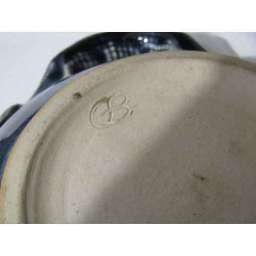 19 - STUDIO POTTERY, 12 pieces of various studio pottery, some bearing initials 'C.B.', including bowls, ... 