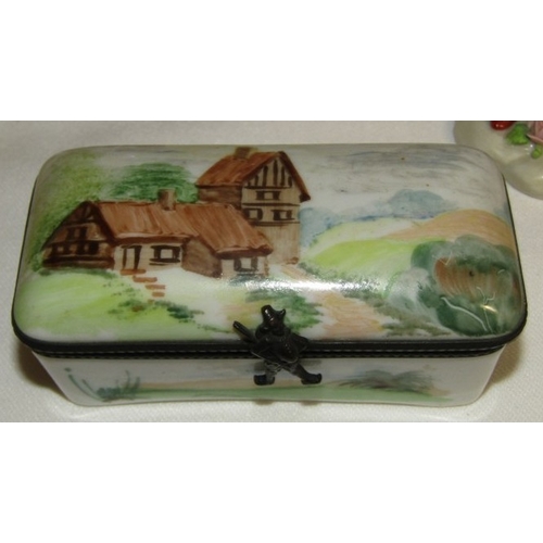 21 - CERAMICS, a 19th century Staffordshire figure depicting boys collecting birds eggs, a similar reprod... 