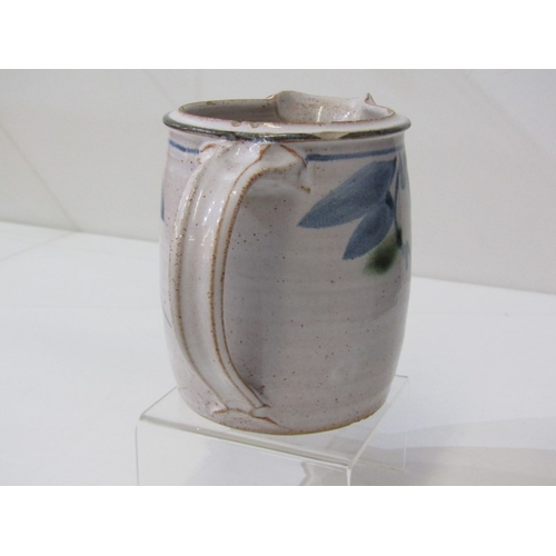 33 - LEACH POTTERY, a St. Ives Leach Pottery bowl, the interior with mottled green glaze. 20cm diameter x... 
