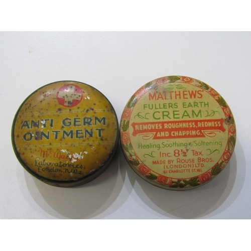 35 - ADVERTISING TINS, a collection of interesting old tins including 'Bulwark', cut plug tobacco by W.D.... 