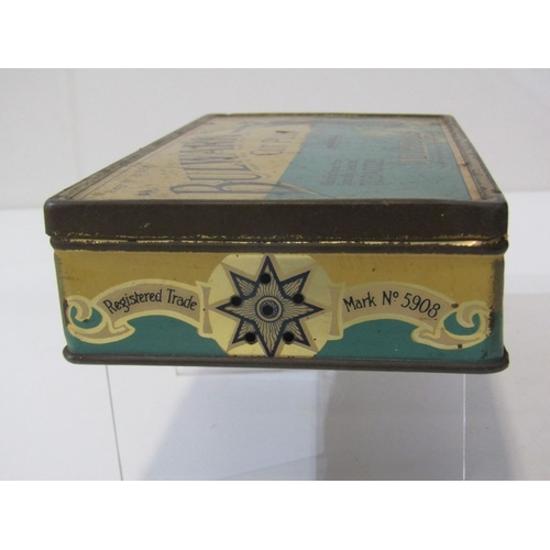 35 - ADVERTISING TINS, a collection of interesting old tins including 'Bulwark', cut plug tobacco by W.D.... 
