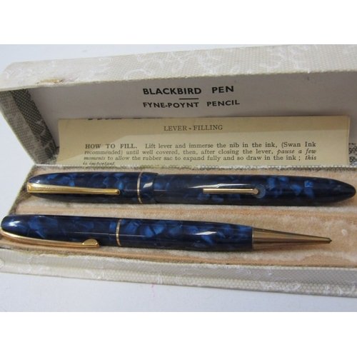 WRITING SETS, selection of 3 boxed writing sets including blackbird ...