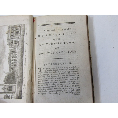 44 - ANTIQUARIAN BOOKS, antiquarian volume 'A Concise and Accurate Description of the University, Town an... 