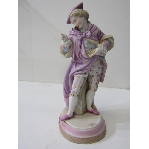 9 - ROYAL DUX, a Royal Dux Bohemia porcelain figure depicting a maiden with a water jug sitting on a lar... 