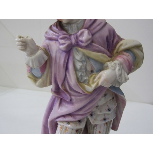 9 - ROYAL DUX, a Royal Dux Bohemia porcelain figure depicting a maiden with a water jug sitting on a lar... 