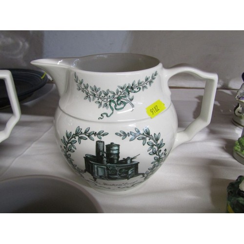 20 - PORTMEIRION POTTERY, 8 various Portmeirion Pottery jugs including Botanic Garden, 'The Mistress' ran... 
