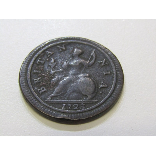46 - 17th-19th Century copper collection in mixed grades: 1694 William & Mary halfpenny; 1699 William hal... 