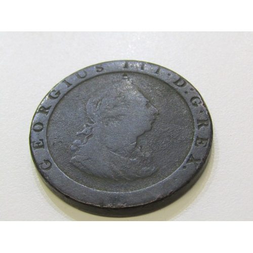 46 - 17th-19th Century copper collection in mixed grades: 1694 William & Mary halfpenny; 1699 William hal... 