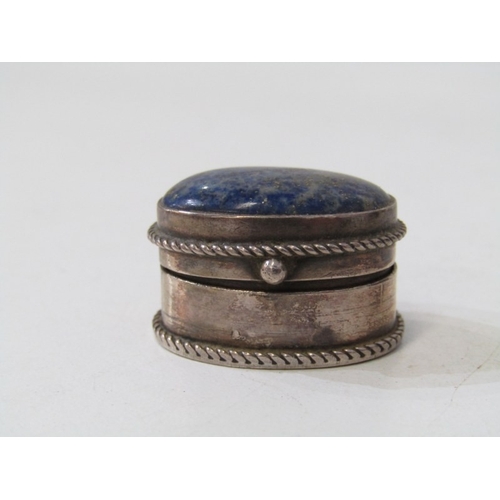30 - SILVER PILL BOXES, heart shaped silver pill box with foliate engraved decoration, marked sterling, 3... 