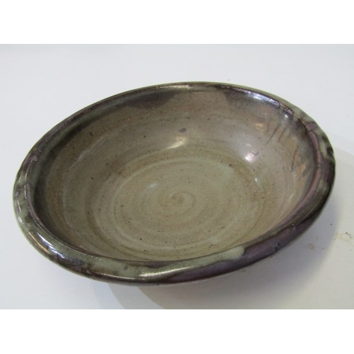 320 - WENFORD BRIDGE POTTERY, Wenford Bridge pottery jardiniere and stand, with pale blue/green glaze, pot... 