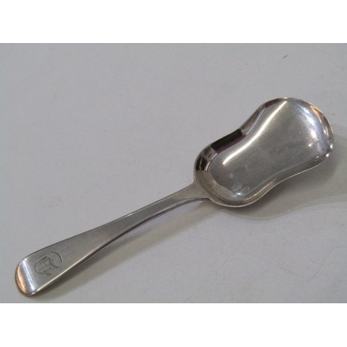 34 - GEORGIAN SILVER CADDY SPOON, classical design plain silver caddy spoon, by Hester Bateman, London 17... 