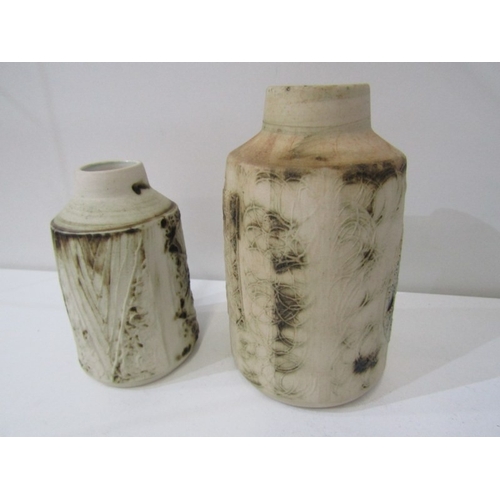 390 - CARN POTTERY, a collection of Carn pottery including vases, a cat faced pot, an egg cup and other po... 