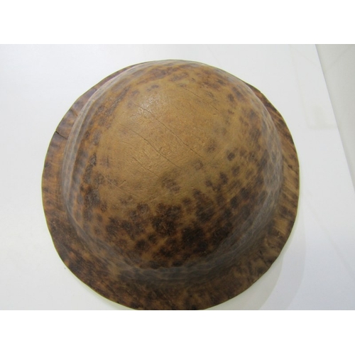 416 - GERMAN BREAD BOWL, a vintage wooden German bread bowl with inscription and wheat sheaf decoration, 3... 