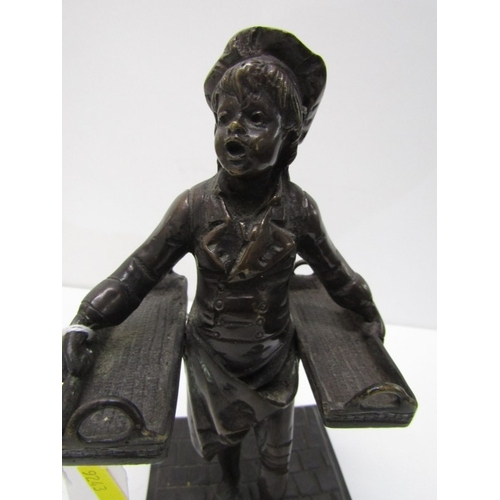 451 - BRONZE FIGURE, a 19th Century French bronze sculpture 