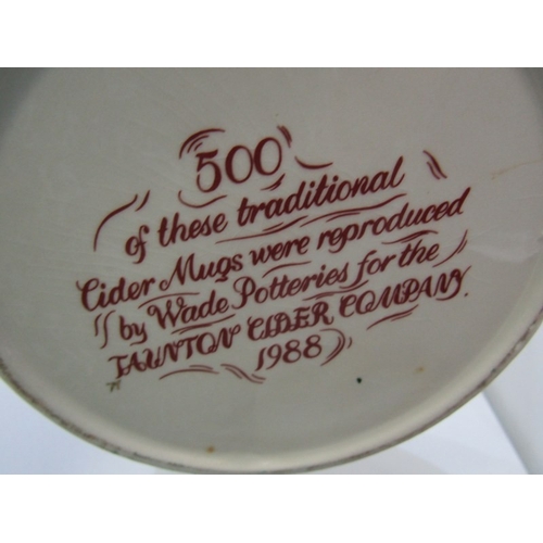 26 - TAUNTON CIDER MUGS, 3 vintage limited edition (of 500) Taunton cider mugs, made by Wade for the year... 