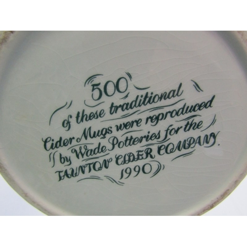 26 - TAUNTON CIDER MUGS, 3 vintage limited edition (of 500) Taunton cider mugs, made by Wade for the year... 