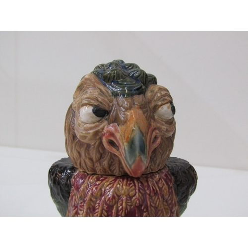 3 - POTTERY GROTESQUE BIRD, a Burslem pottery 