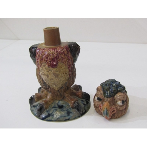 3 - POTTERY GROTESQUE BIRD, a Burslem pottery 