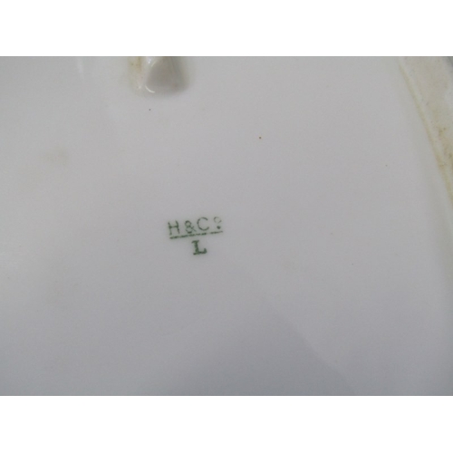 31 - FRENCH POTTERY CHARGER,  a floral decorated French charger by 