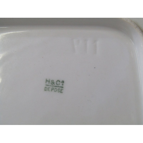 31 - FRENCH POTTERY CHARGER,  a floral decorated French charger by 