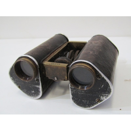 38 - WW1 MILITARY BINOCULARS, 3 cased pairs of binoculars by C P Goerz, Berlin, Aitchison & Co (1916) and... 
