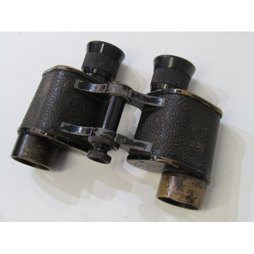 38 - WW1 MILITARY BINOCULARS, 3 cased pairs of binoculars by C P Goerz, Berlin, Aitchison & Co (1916) and... 