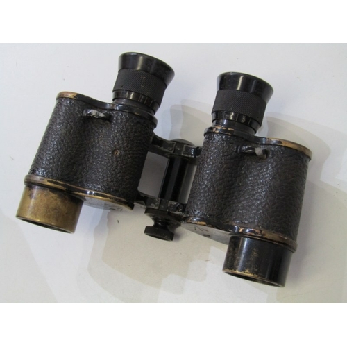 38 - WW1 MILITARY BINOCULARS, 3 cased pairs of binoculars by C P Goerz, Berlin, Aitchison & Co (1916) and... 
