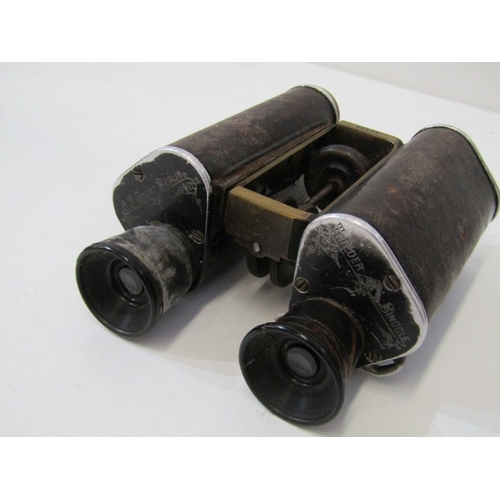 38 - WW1 MILITARY BINOCULARS, 3 cased pairs of binoculars by C P Goerz, Berlin, Aitchison & Co (1916) and... 