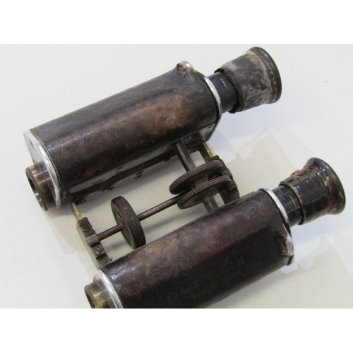 38 - WW1 MILITARY BINOCULARS, 3 cased pairs of binoculars by C P Goerz, Berlin, Aitchison & Co (1916) and... 