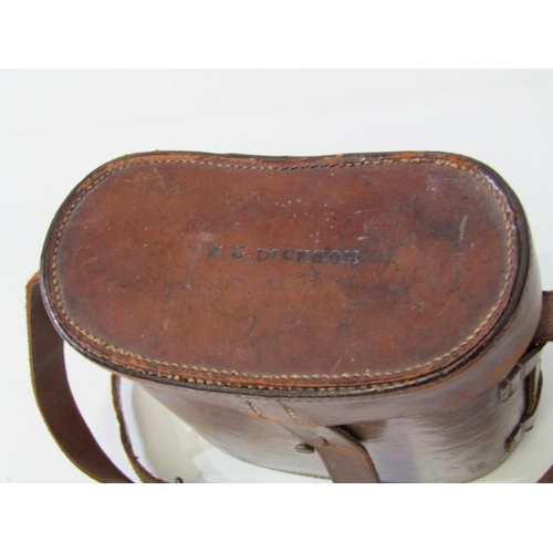 38 - WW1 MILITARY BINOCULARS, 3 cased pairs of binoculars by C P Goerz, Berlin, Aitchison & Co (1916) and... 