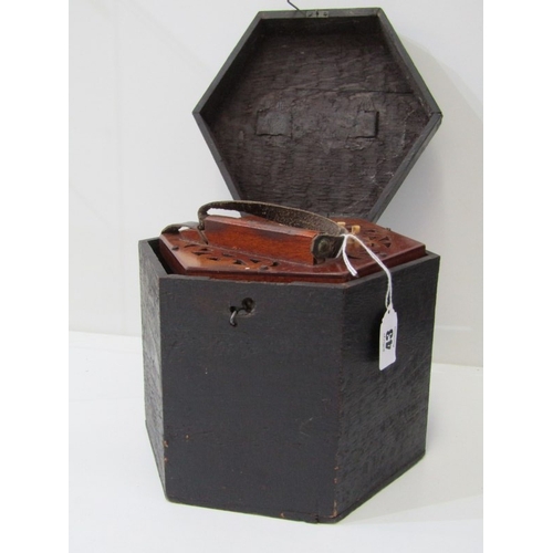 43 - LACHENAL CONCERTINA, a Lachenal & Co 21 button concertina with decorative fretwork end panels, circa... 