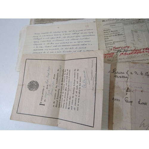 44 - MILITARY INTEREST, a selection of items including an EPNS cigarette box with military inscription to... 