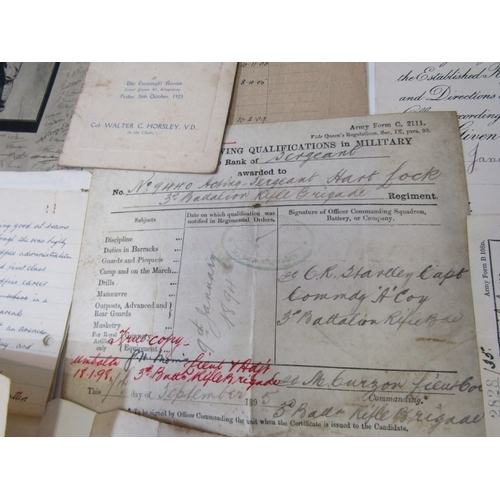 44 - MILITARY INTEREST, a selection of items including an EPNS cigarette box with military inscription to... 