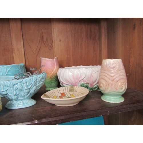 60 - SYLVAC,  a variety of Sylvac pottery, including vases, bowls, jardinieres, wall pocket, etc (12 piec... 
