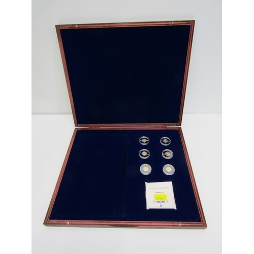 10 - 2017 GOLD PROOF 6-coin collection ‘Great British Gold Replicas’ individually sealed & presented in a... 