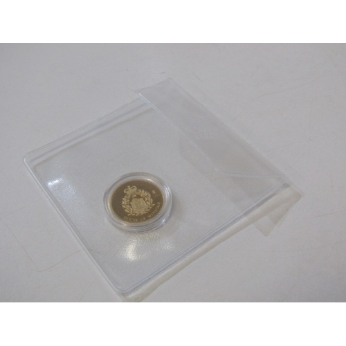 11 - 2017 GOLD PROOF medallion ‘King George VI’ capsuled in Windsor Mint envelope with CoA.  3.11 grams o... 