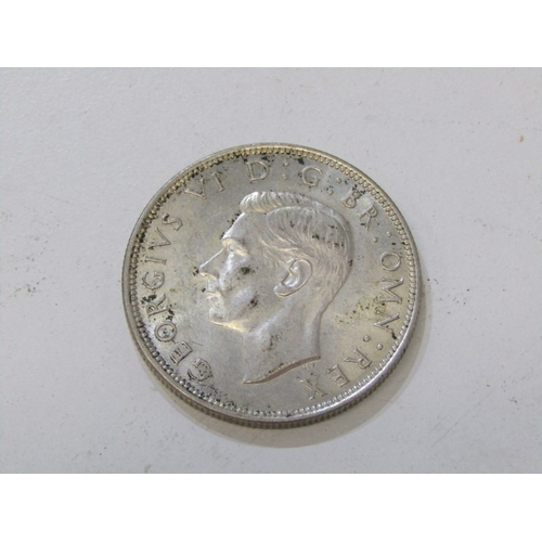 17 - PRE 1947 GB SILVER HALF CROWNS X2, florin, sixpence and threepence, 44gms approx together with a col... 