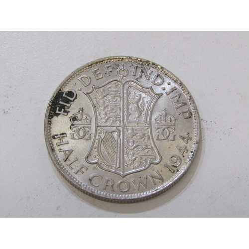 17 - PRE 1947 GB SILVER HALF CROWNS X2, florin, sixpence and threepence, 44gms approx together with a col... 