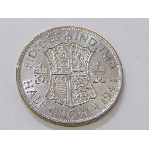 25 - PRE-1947 George VI silver half-crowns x 8 (113 grams approx.) in consecutive order covering 1939 to ... 