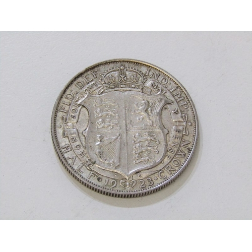 26 - PRE-1947 George V silver half-crowns x 8 (111 grams approx.) consecutive from 1920 to 1926 + 1928 in... 