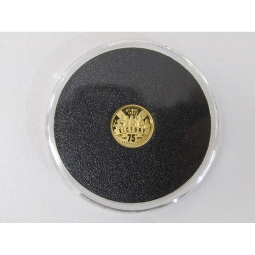 3 - 2020 ALDERNEY GOLD PROOF QUARTER SOVEREIGN, '80th Anniversary of Dunkirk' in a Harrington and Byrne ... 