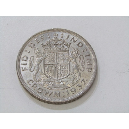 35 - 1937 SILVER George VI coronation crown in uncirculated condition