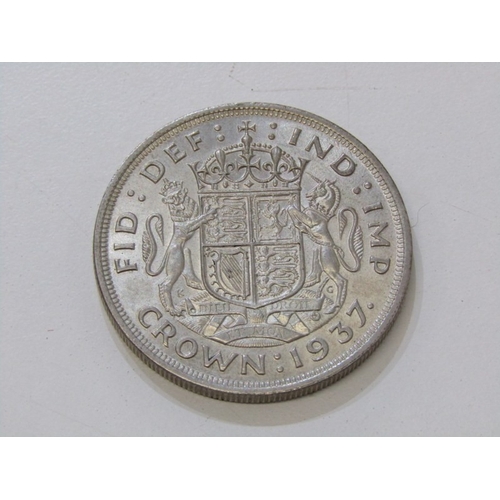 35 - 1937 SILVER George VI coronation crown in uncirculated condition