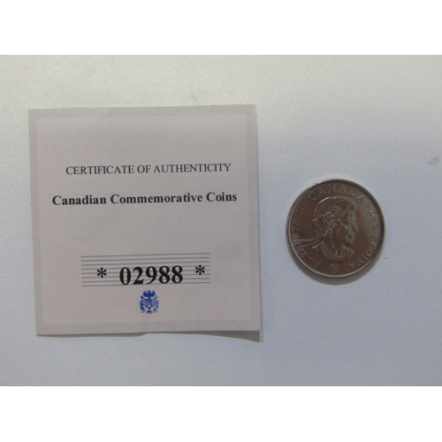 44 -  1889 Victoria silver crown (cleaned) with CoA, 2011 Olympic fencing 50 pence sealed on official Roy... 