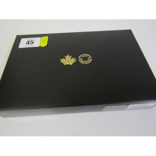 45 - 2019 Canada 7-coin special edition proof set ‘75th Anniversary of D-Day’, consisting of a fine silve... 